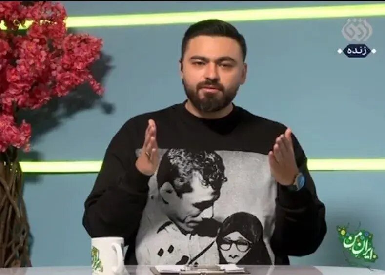 حرکت اعتراضی مجری خبرساز علیه فحاشی به مادر بیرانوند روی آنتن زنده + عکس