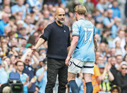 نوشابه فلسطینی در دستان دختر گواردیولا | عکس