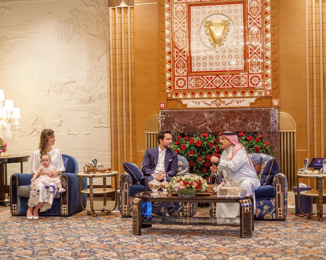 استایل ساده عروس پادشاه اردن | تصاویر