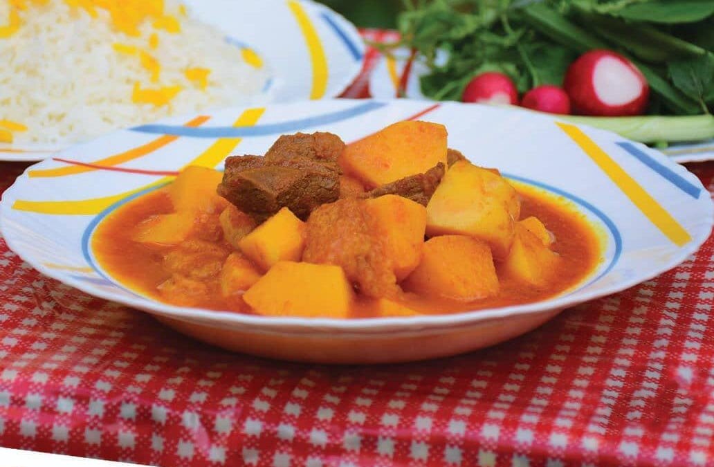 طرز تهیه خورشت به با ماهیچه