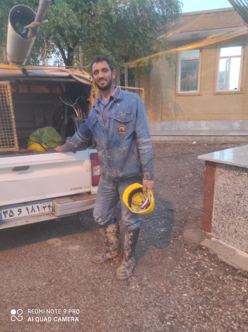سیم‌بانی در گرمای ۵۴ درجه