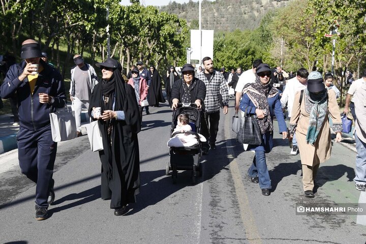 همایش پیاده روی واختتامیه جشنواره بهشت