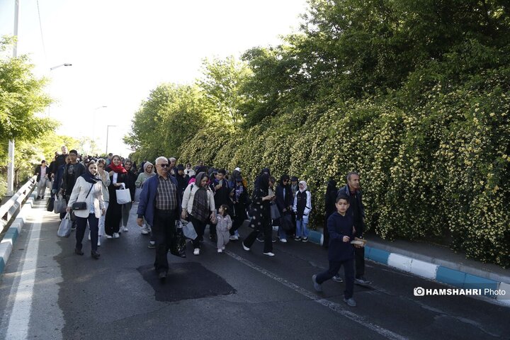 همایش پیاده روی واختتامیه جشنواره بهشت