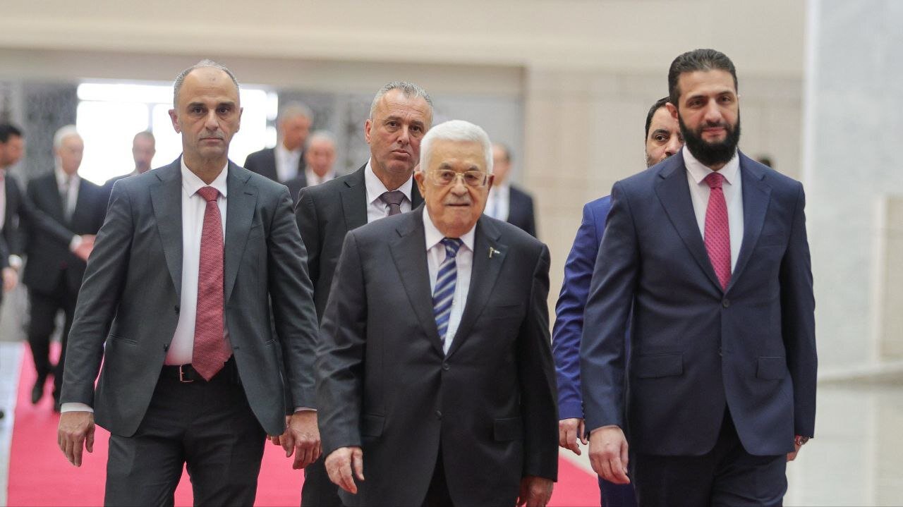 دیدار جولانی و ابومازن | عکس