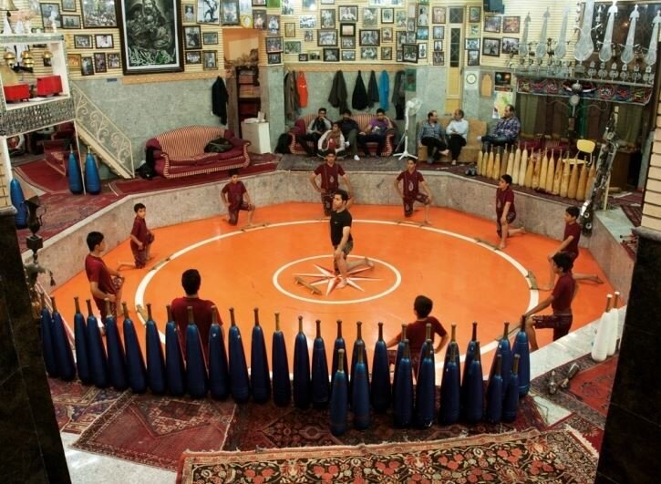 مشق پهلوانی در شهر ۷ هزار ساله