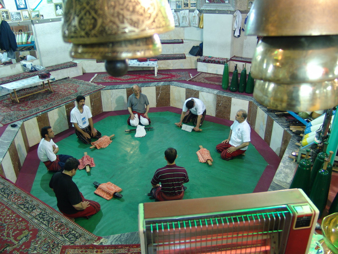 ورزش در گودهای تاریخی