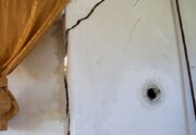 رانش هولناک زمین در روستای گلی شهرستان بجنورد | تصاویر