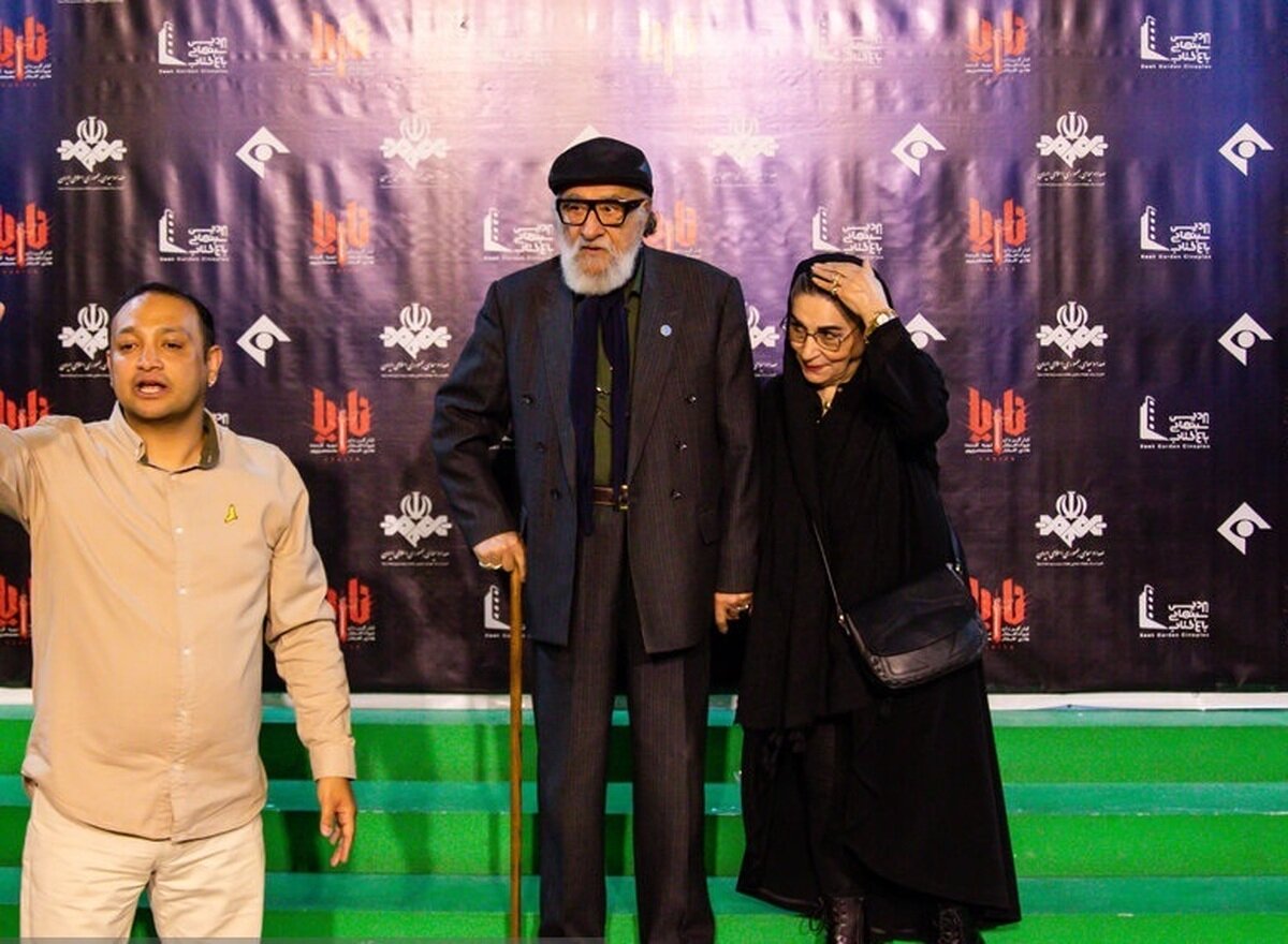 داریوش ارجمند و همسرش در یک رویداد هنری | تصاویر