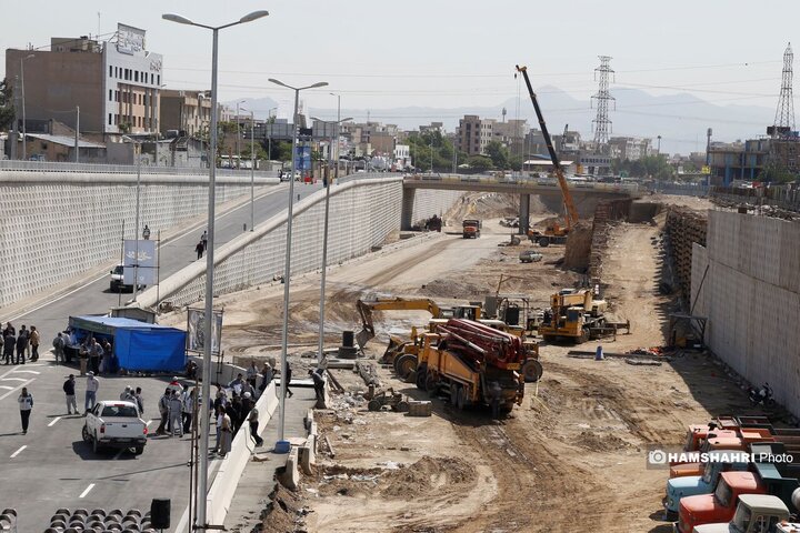 افتتاح قطعه دوم شهید بروجردی
