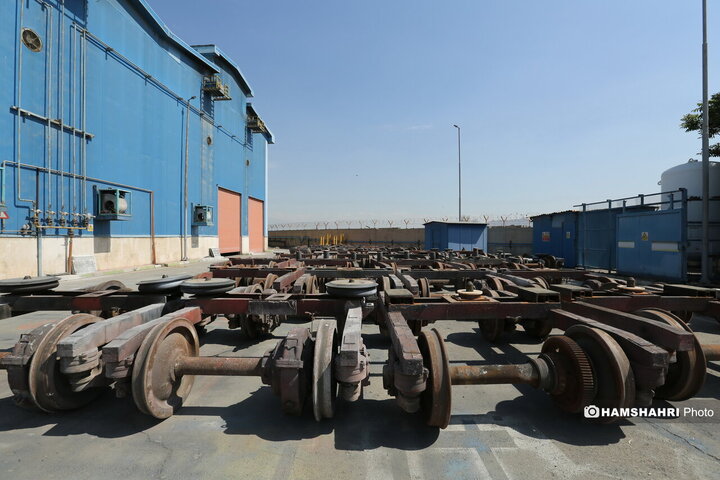 بازدید رئیس کمیسیون حمل و نقل شورای شهر تهران از شرکت واگن سازی تهران