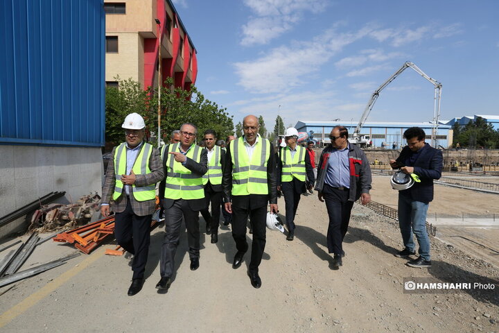 بازدید رئیس کمیسیون حمل و نقل شورای شهر تهران از شرکت واگن سازی تهران