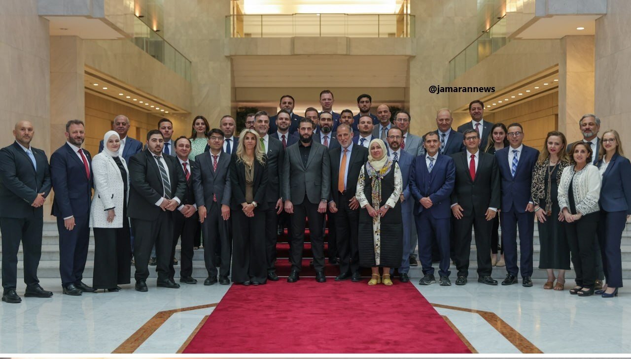 دیدار سوری های آمریکا با جولانی | تصاویر