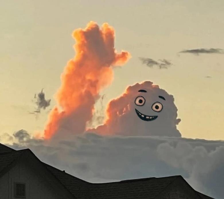 تصویرسازی خلاقانه با ابرها | عکس