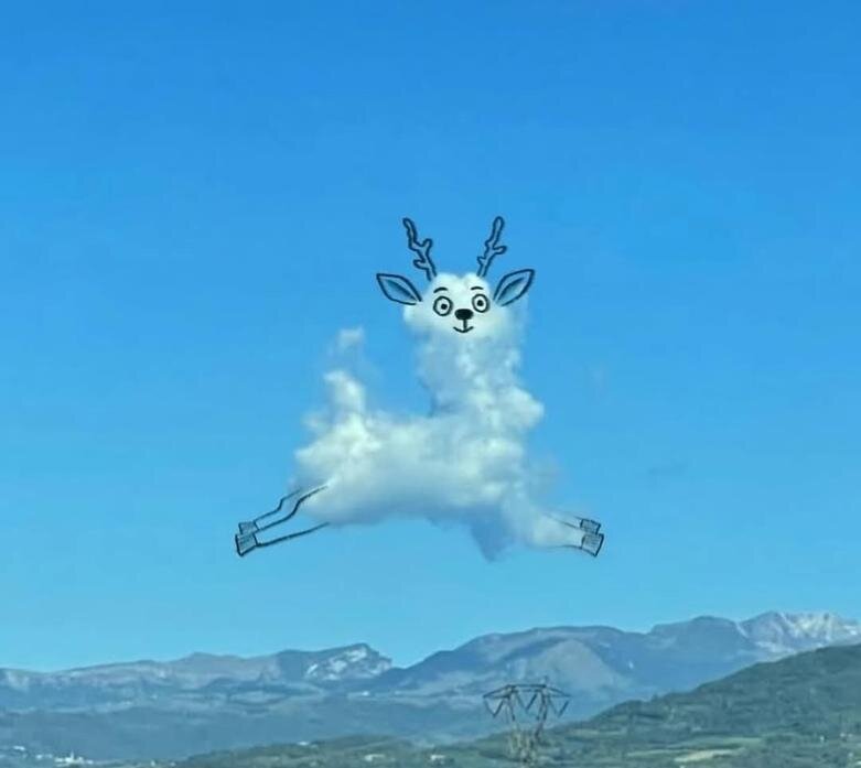 تصویرسازی خلاقانه با ابرها | عکس