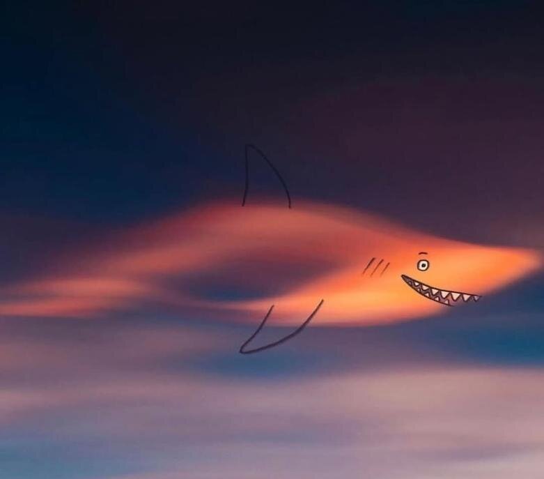 تصویرسازی خلاقانه با ابرها | عکس