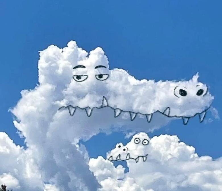 تصویرسازی خلاقانه با ابرها | عکس
