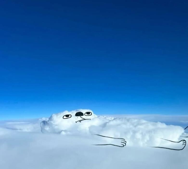 تصویرسازی خلاقانه با ابرها | عکس