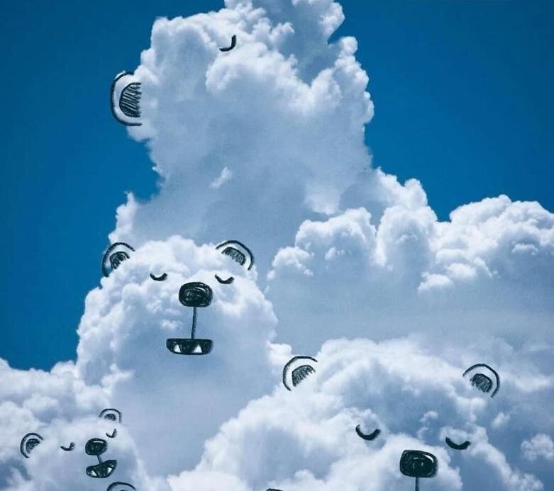 تصویرسازی خلاقانه با ابرها | عکس