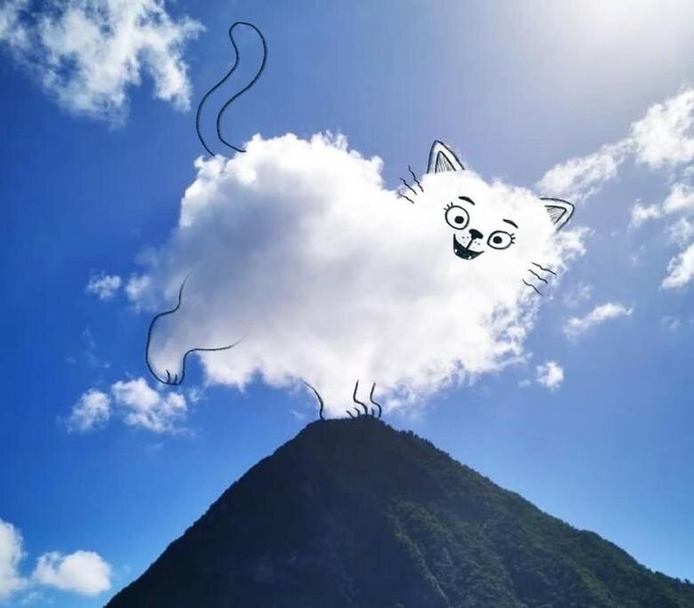 تصویرسازی خلاقانه با ابرها | عکس