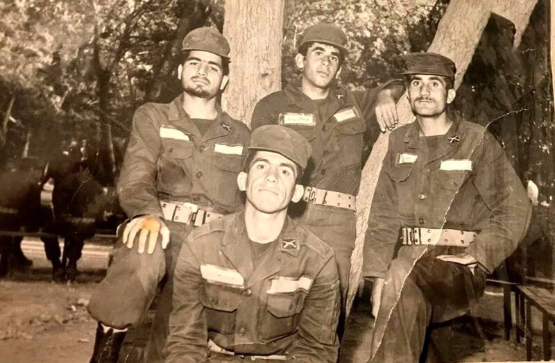 «حسن روحانی» در لباس سربازی! | عکس