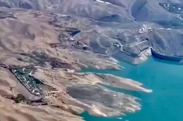 تصاویر سد زاینده رود امروز ۲۳ آبان ۱۴۰۴ | میزان ورودی آب را ببینید + فیلم