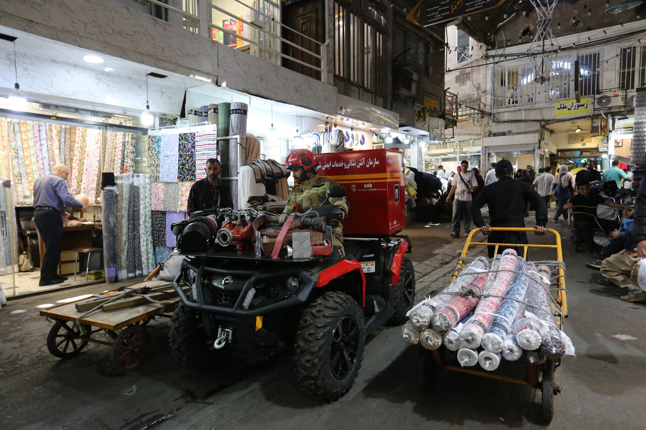 آتش‌نشانی بازار