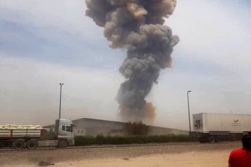 واضحترین ویدیو از لحظهی اولیه انفجار بندر شهید رجایی بندر