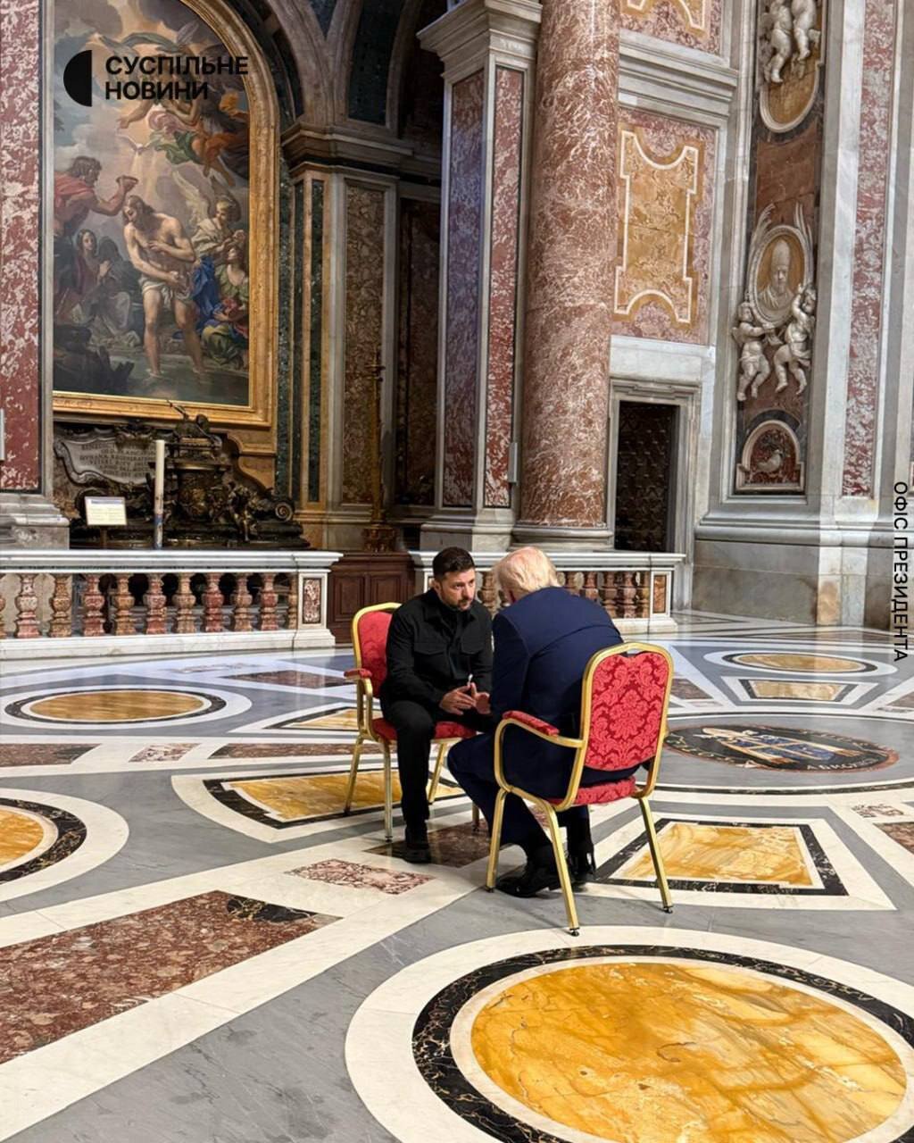 اولین دیدار ترامپ و زلنسکی پس از مشاجره در کاخ سفید | تصاویر