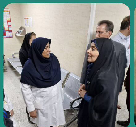 عیادت فرزانه صادق وزیر راه و شهرسازی از مصدومان حادثه بندر شهید رجایی | تصاویر