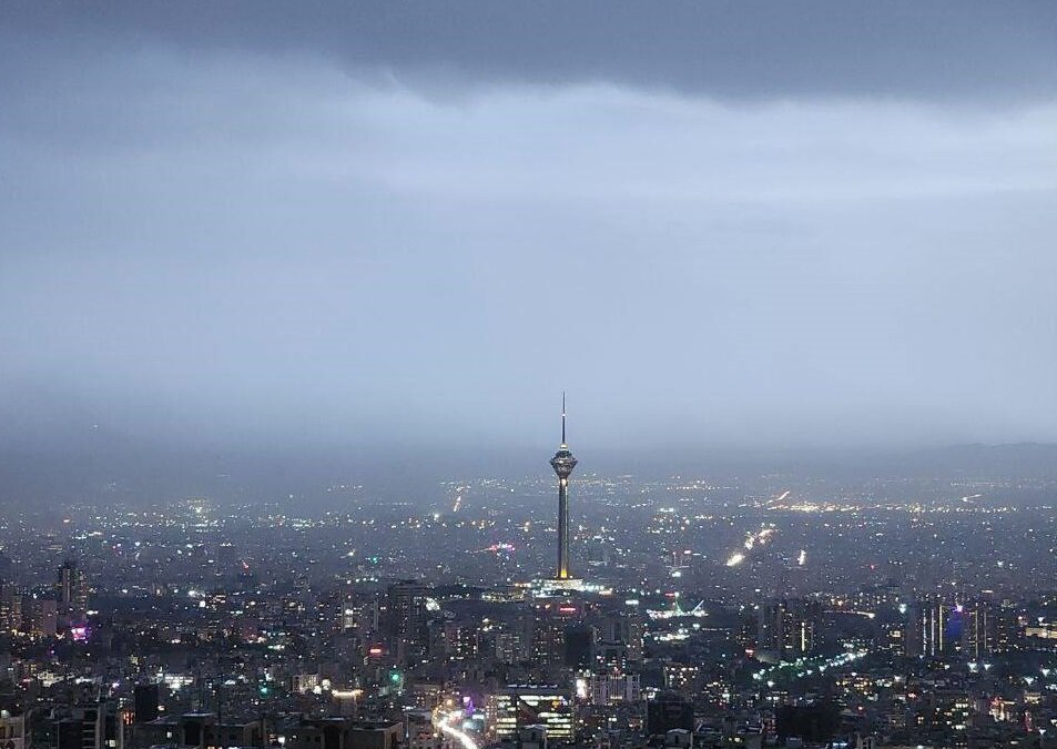 تصاویر دیدنی از پایتخت بعد از طوفان اسمان تهران