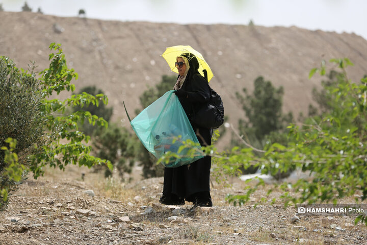 اجرای نخستین برنامه پاکسازی همگانی پایتخت در بوستان نرجس خاتون