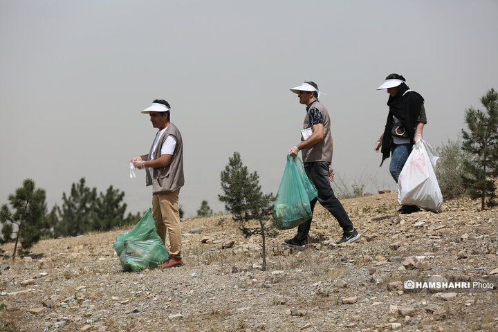 اجرای نخستین برنامه پاکسازی همگانی پایتخت در بوستان نرجس خاتون