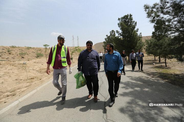 اجرای نخستین برنامه پاکسازی همگانی پایتخت در بوستان نرجس خاتون