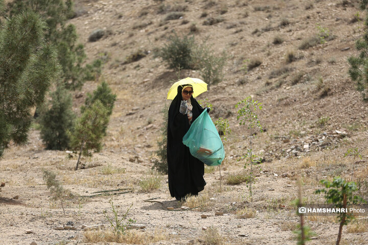 اجرای نخستین برنامه پاکسازی همگانی پایتخت در بوستان نرجس خاتون