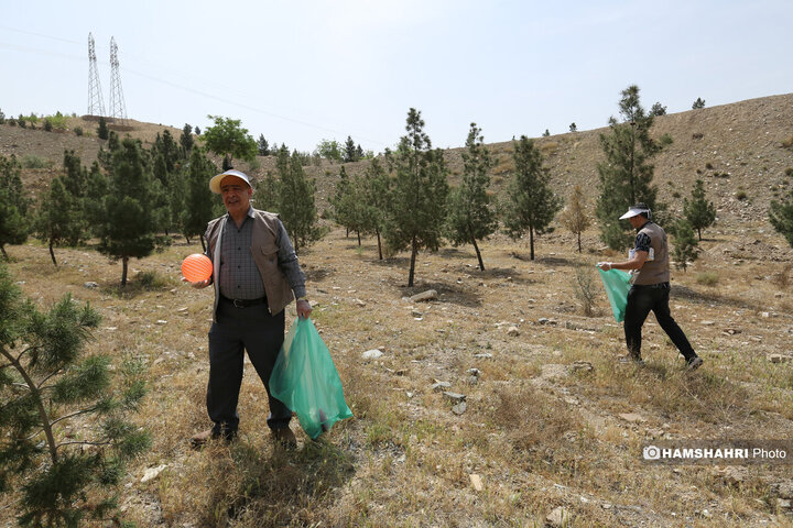 اجرای نخستین برنامه پاکسازی همگانی پایتخت در بوستان نرجس خاتون