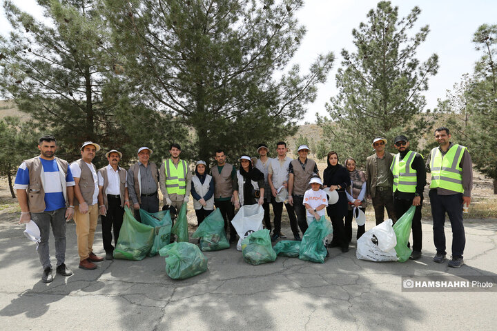 اجرای نخستین برنامه پاکسازی همگانی پایتخت در بوستان نرجس خاتون
