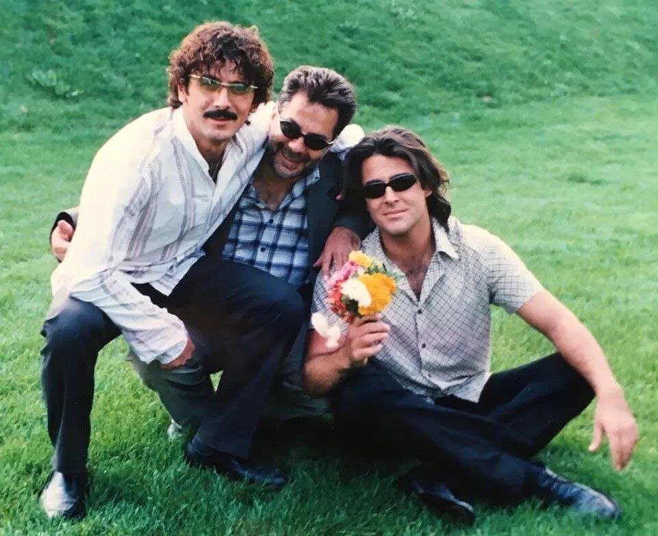 امین حیایی، حسین فرحبخش و رضا گلزار ۲۲ سال قبل | عکس