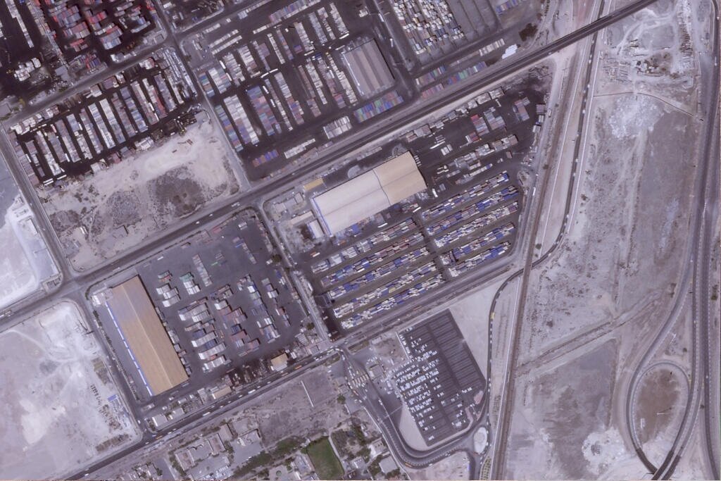 تصاویر ماهوارهای از گستردگی تخریب در بندر شهید رجایی