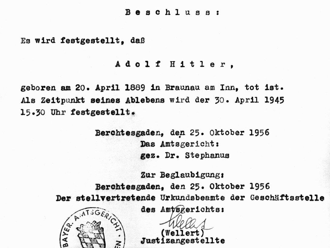 سرنوشت مرموز جسد هیتلر/ «پیشوا» چگونه مُرد؟ + سند تایید مرگ
