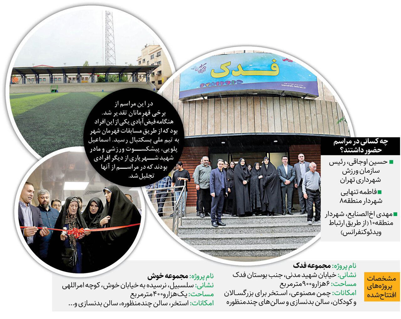 بازگشایی دو باشگاه ورزشی مدرن در پایتخت