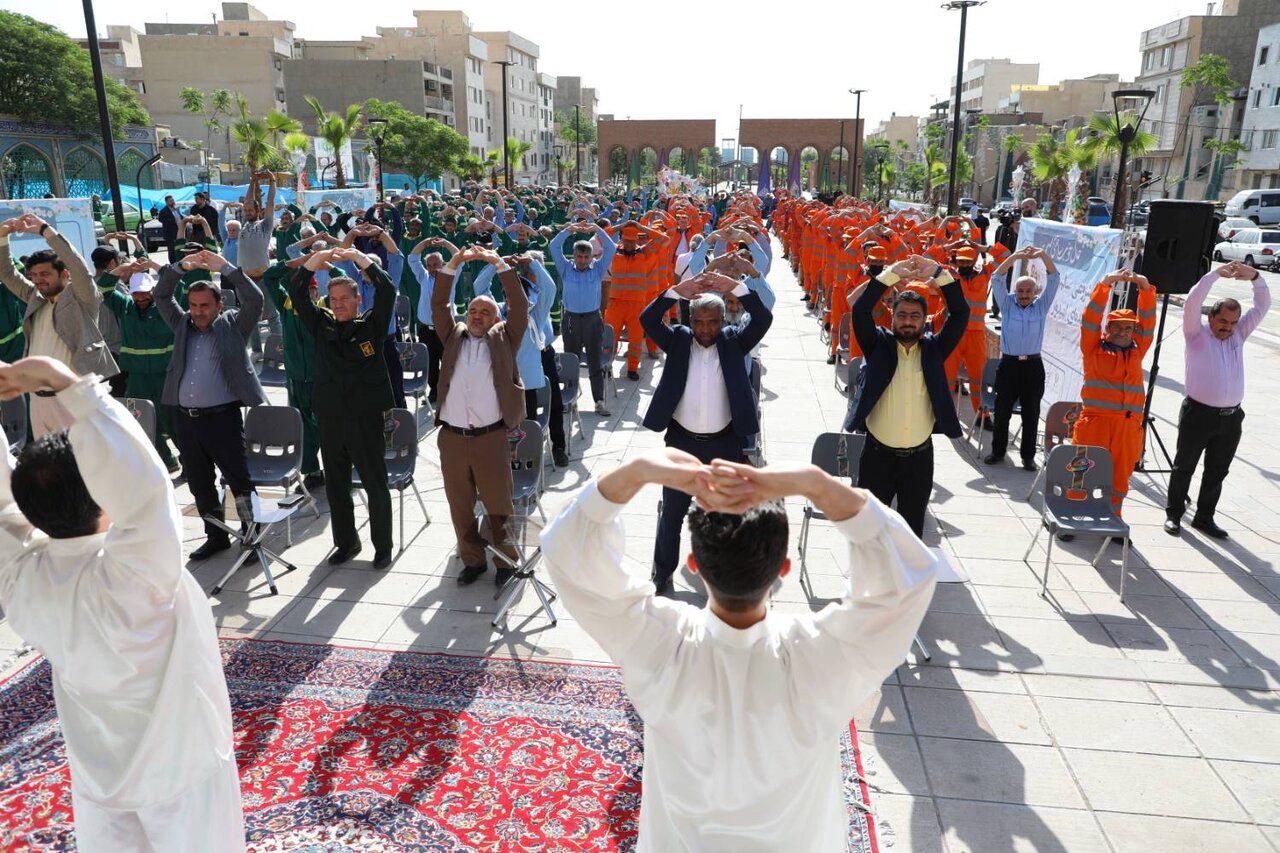 تجلیل از سرمایه‌های جاویدان شهر در باغ راه حضرت فاطمه(س)