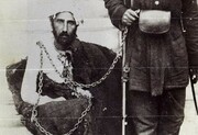 نمایی از صحنه اعدام ضارب ناصرالدین شاه