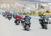 ورود گروهی گردشگر موتورسوار لهستانی به تبریز  | واکنش آنها از این شهر زیبا را ببینید