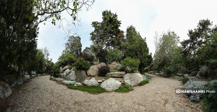 طبیعت زیبای بهار در باغ گیاه شناسی ملی ایران