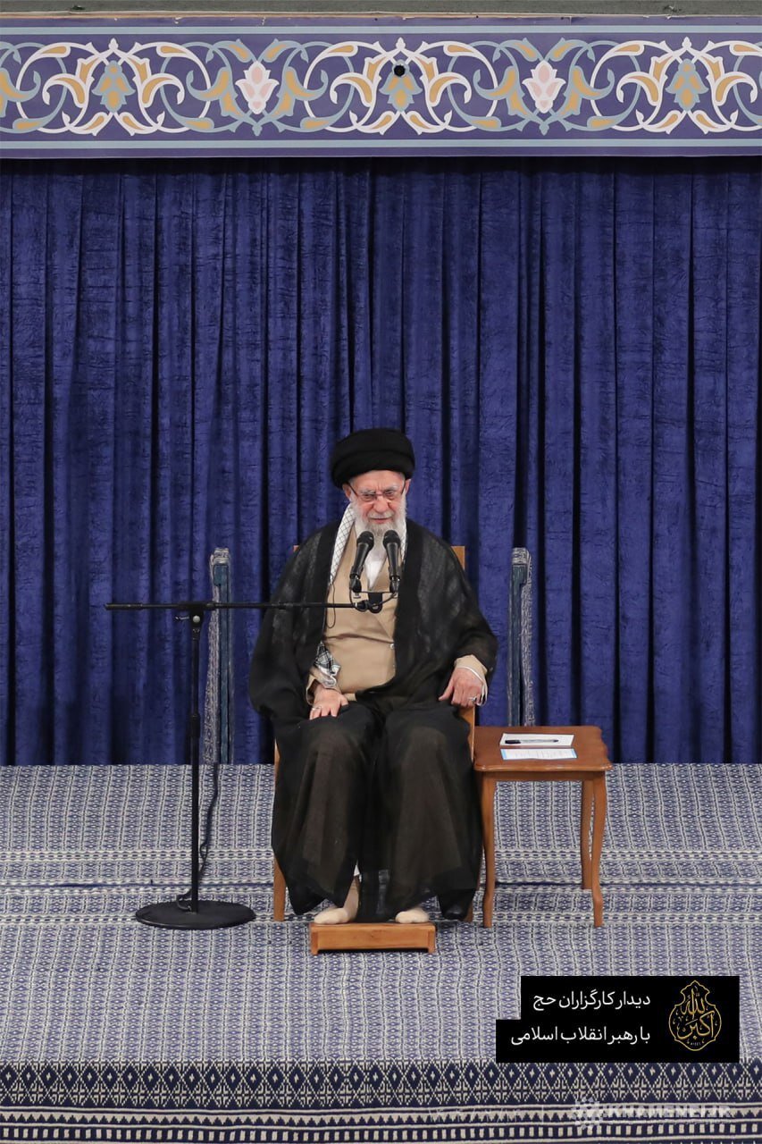 دیدار مسئولان و کارگزاران حج با رهبر انقلاب+ تصاویر