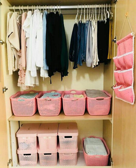 چند راهکار ساده برای داشتن کمدهای همیشه مرتب