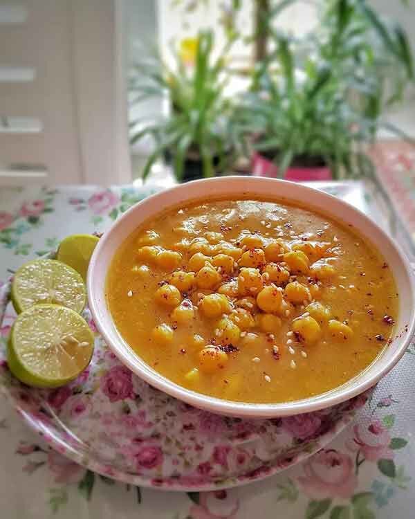 طرز تهیه نخود آب بدون گوشت یا لب لبی