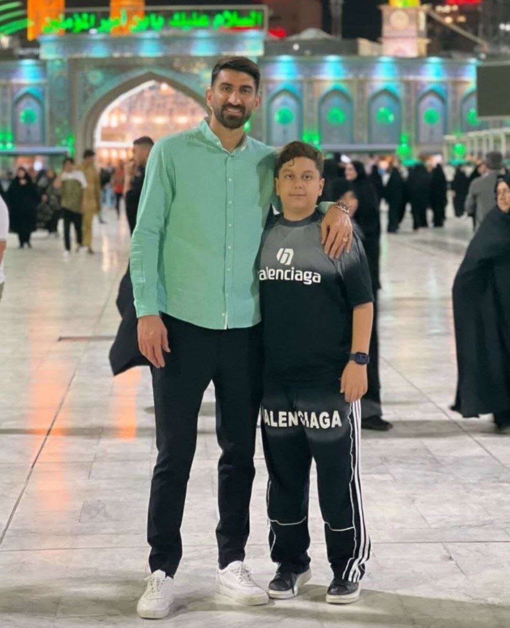 بیرانوند به نجف رفت | عکس