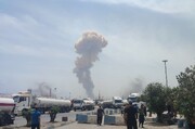 آتش‌سوزی دوباره در بندر شهید رجایی + ویدئو