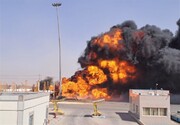 انفجار مخازن سوخت در سودان + ویدئو